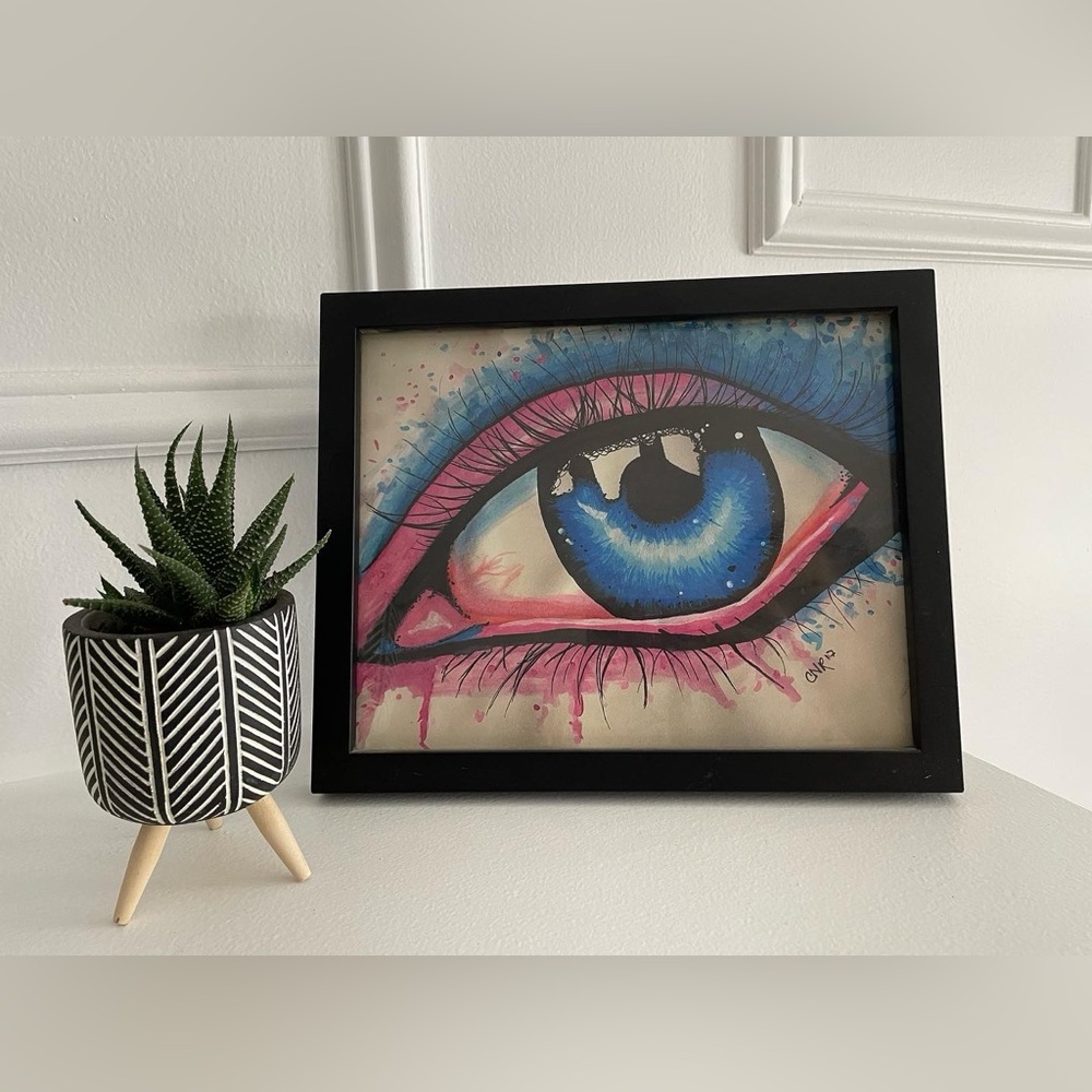 Handmade Mixed Media Print